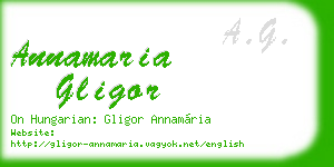 annamaria gligor business card
